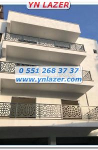 Balkon Korkuluk 1, Lazer Kesim Korkuluk / Lazer Korkuluk