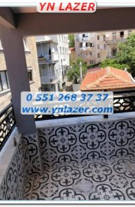 Balkon Korkuluk 4, Lazer Kesim Korkuluk / Lazer Korkuluk